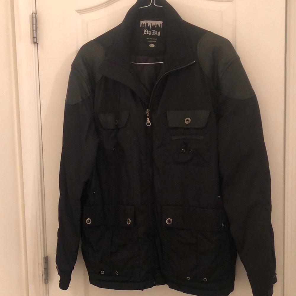 Zig Zag Zippered Jacket